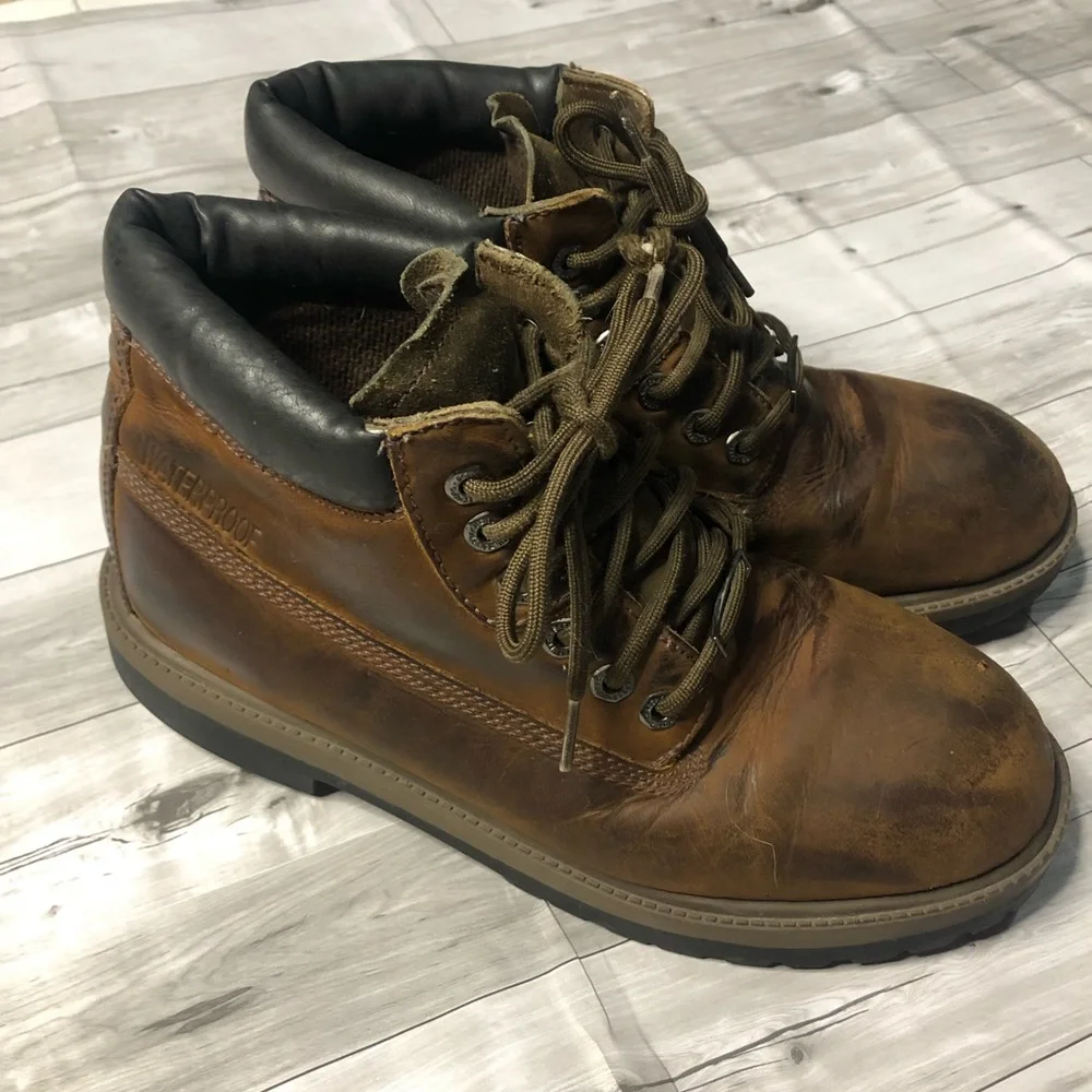 Skechers Boots Mens Size 9.5 Verdict Waterproof Boot 4442 Brown